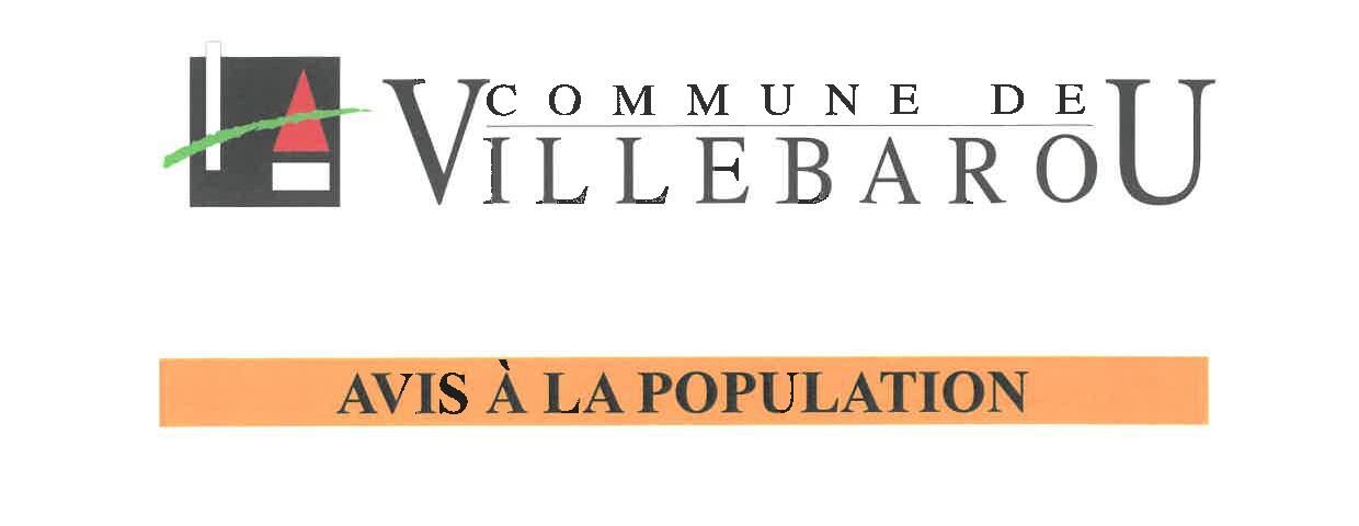 You are currently viewing AVIS À LA POPULATION