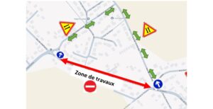 Lire la suite à propos de l’article Information Travaux – Modification temporaire de la circulation