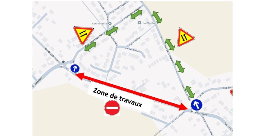 Vous consultez actuellement Information Travaux – Modification temporaire de la circulation
