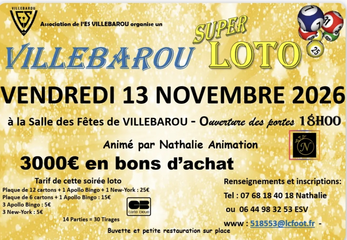 Vous consultez actuellement Super loto – Vendredi 13 novembre 2026